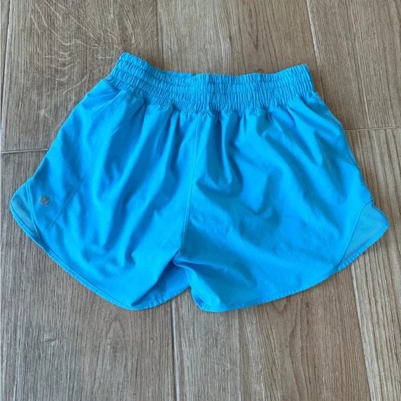 Lululemon Hotty Hot High-Rise Lined Short in Blue Cool - Picture 4 of 5